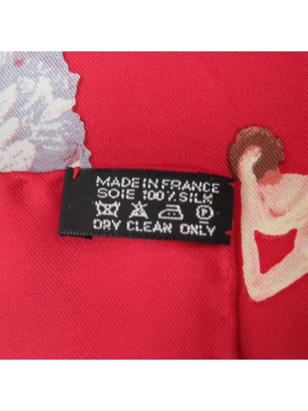 Hermes Carre 90 la Dance Ballerina Red Scarf - Picture 5 of 5
